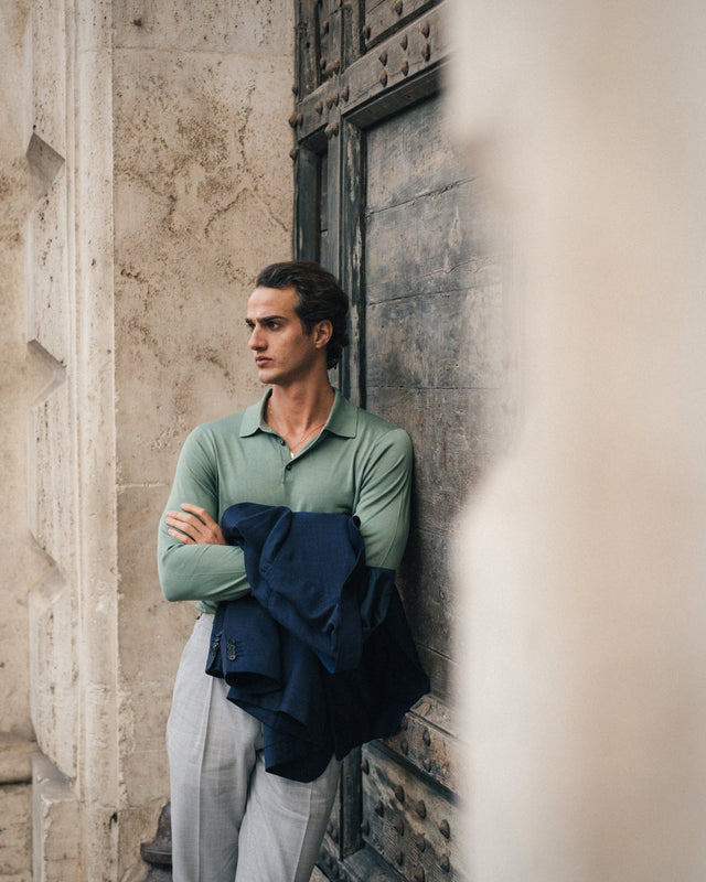 The Verde Polo Shirt – Long Sleeve
