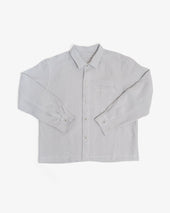 TRAVAIL SHIRT - CORSICA SKY WELTERWEIGHT LINEN