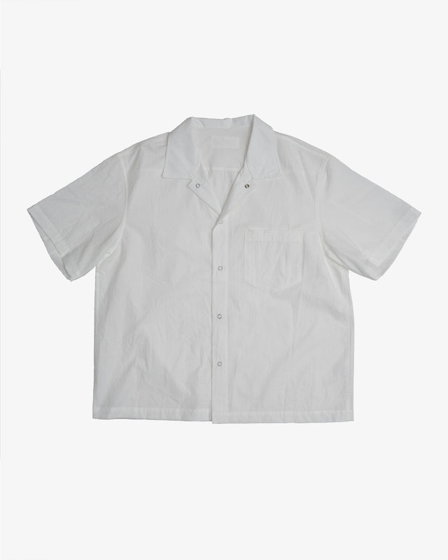 SUNDOWN SHIRT - NATURAL COTTON WOOL