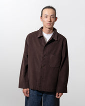Transport Shirt Dark Brown Ripple Corduroy