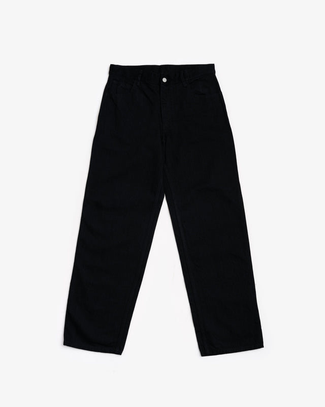 5PKT JEAN - BLACK DENIM (ONE WASH)
