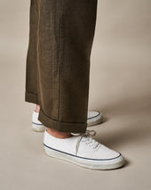 T005 Linen Drawstring Trouser - Khaki