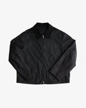 SITE JACKET - BLACK WAXED ORGANIC COTTON RIPSTOP