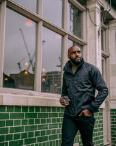 CORDURA® Fleece Lined Windbreaker - Black