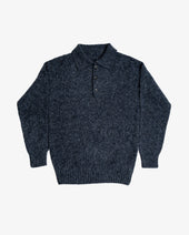 SHETLAND POLO - CHARCOAL