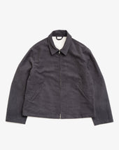 SITE JACKET - GREY COTTON MOLESKIN