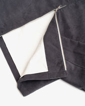 Site Jacket Grey Cotton Moleskin