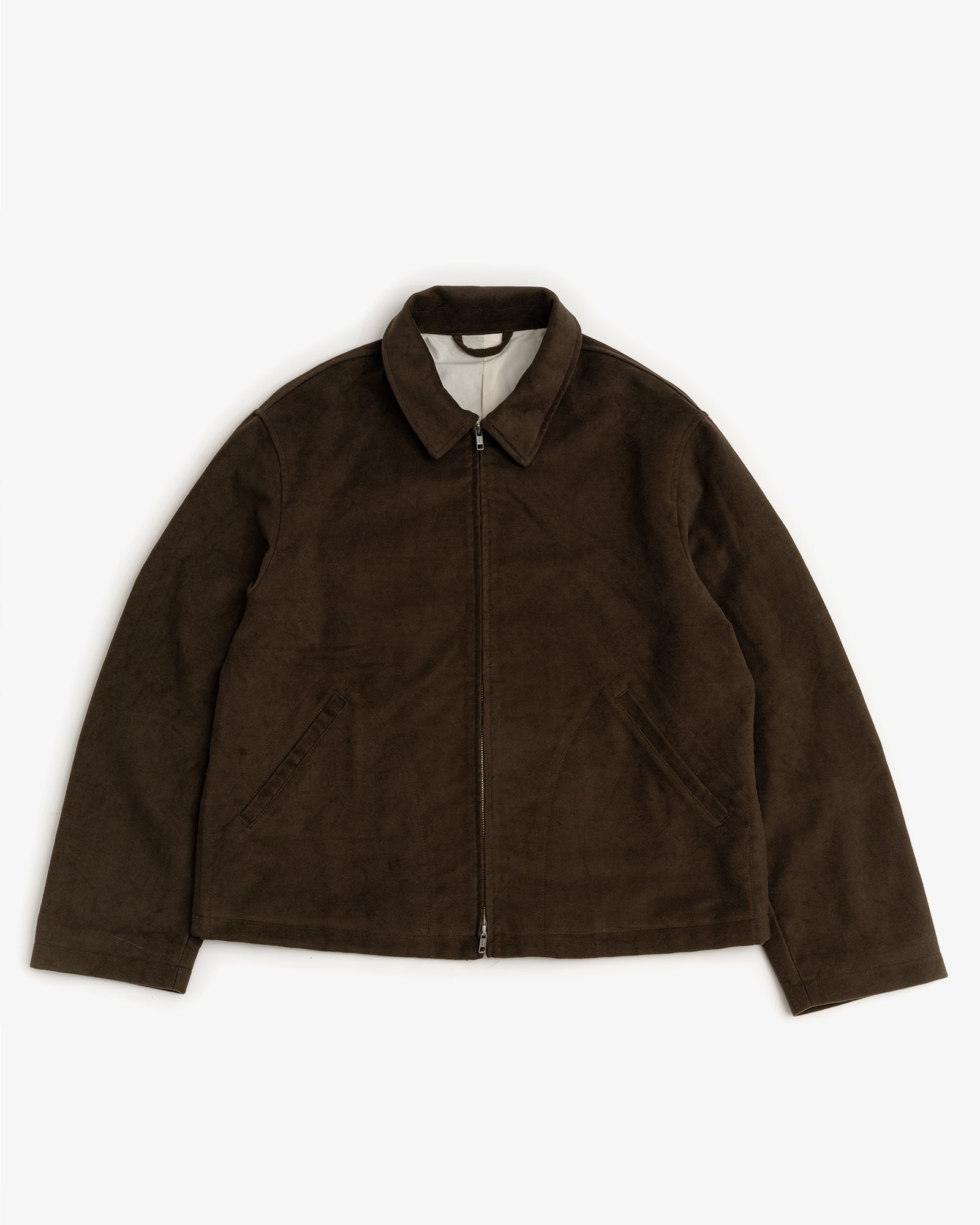 Site Jacket Dark Brown Cotton Moleskin