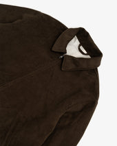 Site Jacket Dark Brown Cotton Moleskin