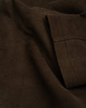 Site Jacket Dark Brown Cotton Moleskin