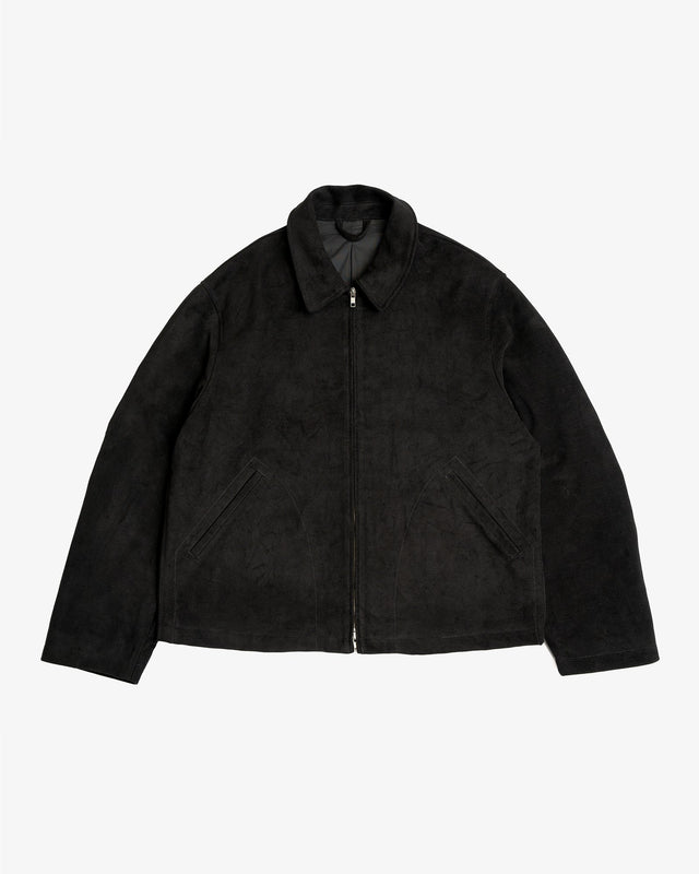 SITE JACKET - BLACK COTTON MOLESKIN