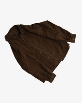 Signal Shirt Dark Brown Cotton Moleskin