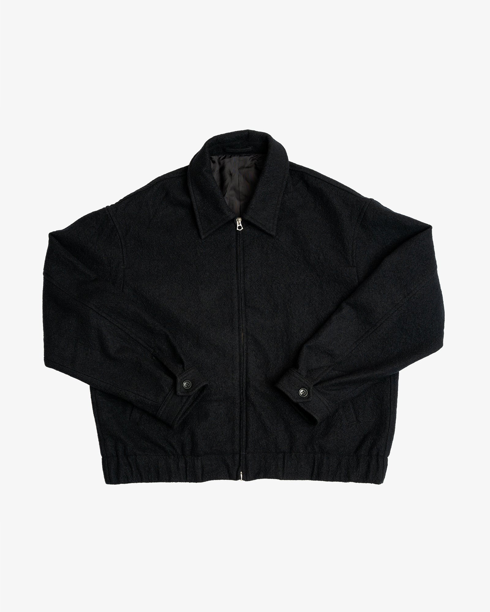 Machine Jacket Piece Dyed Wool Flannel