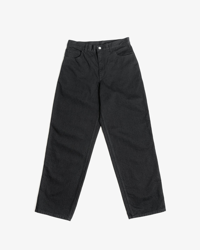 5PKT JEAN - BLACK 13.5 OZ DENIM