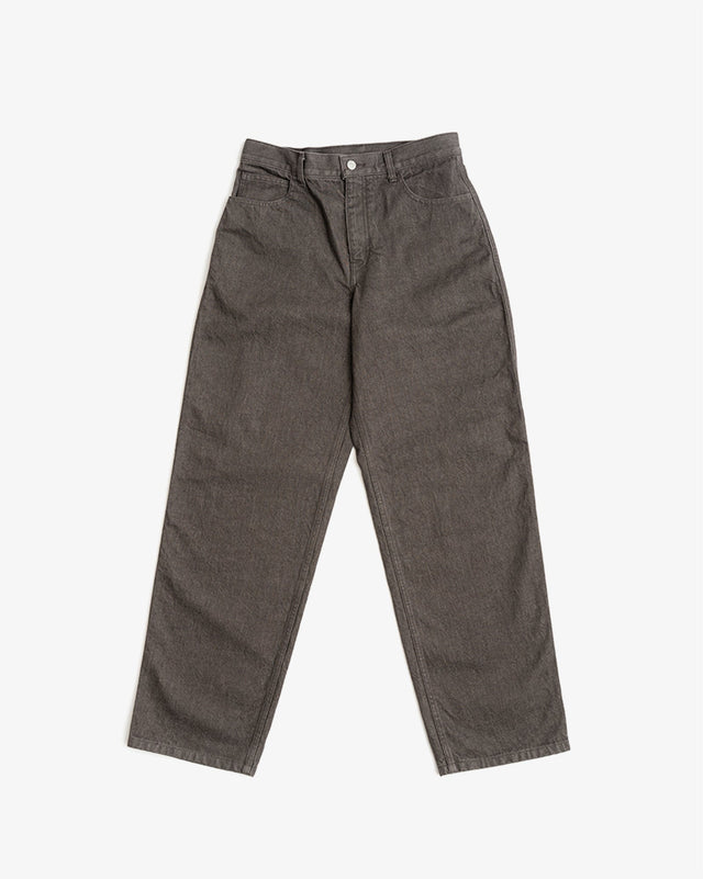 5PKT JEAN - BROWN ROPE DYED 13.5 OZ DENIM