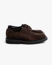 Apron Toe Derby Pinner Suede