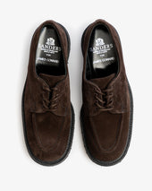 Apron Toe Derby Pinner Suede