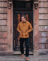 10oz Kurashikizome® Organic Cotton Duck Chore Jacket - Brown