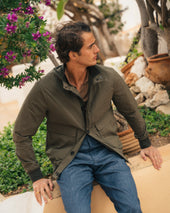 Olive Bomber Jacket „Aviator“