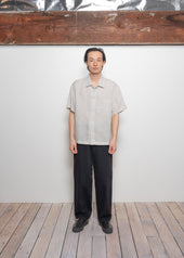 Sundown Shirt Light Grey Belgian Linen