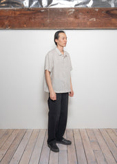 Sundown Shirt Light Grey Belgian Linen