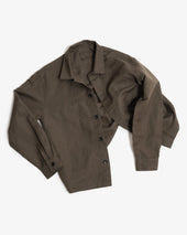 Travail Shirt Coffee Grounds Welterweight Belgian Linen