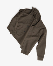 Travail Shirt Coffee Grounds Welterweight Belgian Linen