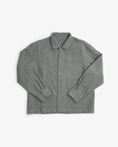 WORKSHOP SHIRT - FLINT STONEWASHED BELGIAN LINEN