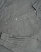 Workshop Shirt Flint Stonewashed Belgian Linen