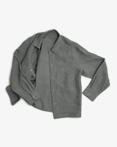Workshop Shirt Flint Stonewashed Belgian Linen