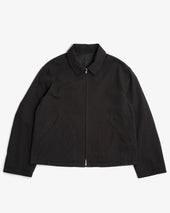 SITE JACKET - CHARCOAL COTTON/WOOL TWILL