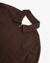 Site Jacket Dark Brown Cotton Wool Twill