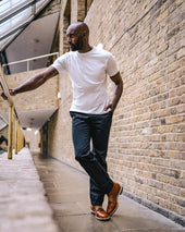 12oz Heavy Cotton Relaxed Fit Chinos - Navy