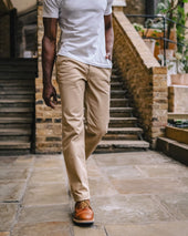 12oz Heavy Cotton Relaxed Fit Chinos - Khaki