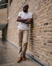 12oz Heavy Cotton Regular Fit Chinos - Khaki