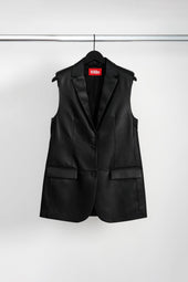 TAILORED LEATHER VEST