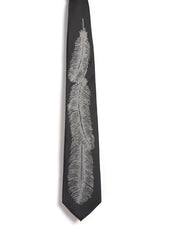 FEATHER | Silk Twill Tie | Black