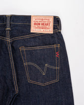 17oz Selvedge Denim Slim Tapered Cut Jeans - Natural Indigo
