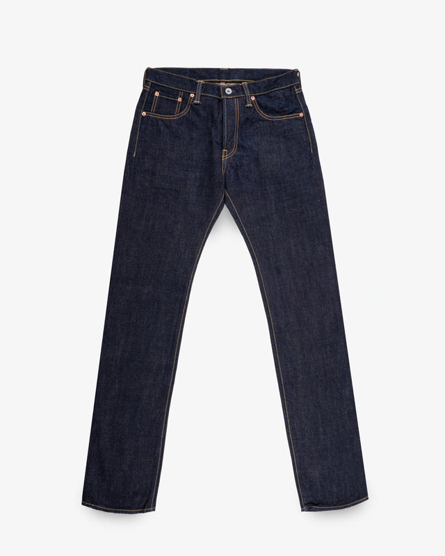 17oz Selvedge Denim Slim Tapered Cut Jeans - Natural Indigo