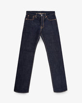 17oz Selvedge Denim Slim Straight Cut Jeans - Natural Indigo
