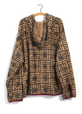 FOLK DOMINO | Baja Fleece Parka | Beige