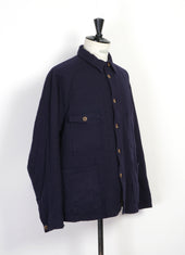C/W Raglan Coverall | Pinstripe Navy