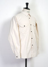 8oz Canvas Flap Work Shirt | Natural