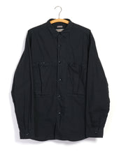 BROAD CLOTH | Anorak Shirt | Black