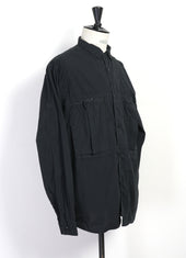 BROAD CLOTH | Anorak Shirt | Black