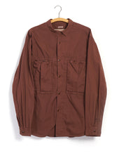 BROAD CLOTH | Anorak Shirt | Brown