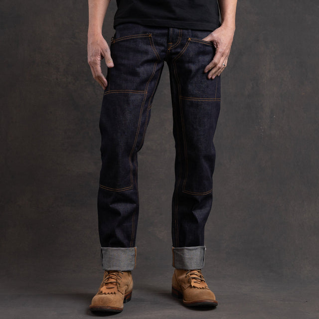 Die Hard Double Knee Straight Leg - 13oz Witness Cone Mils Selvage Denim Jean
