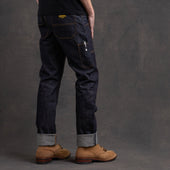 Die Hard Double Knee Straight Leg - 13oz Witness Cone Mils Selvage Denim Jean