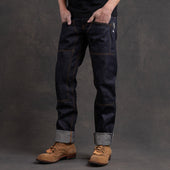 Die Hard Double Knee Straight Leg - 13oz Witness Cone Mils Selvage Denim Jean