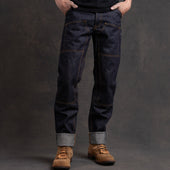Die Hard Double Knee Straight Leg - 13oz Witness Cone Mils Selvage Denim Jean